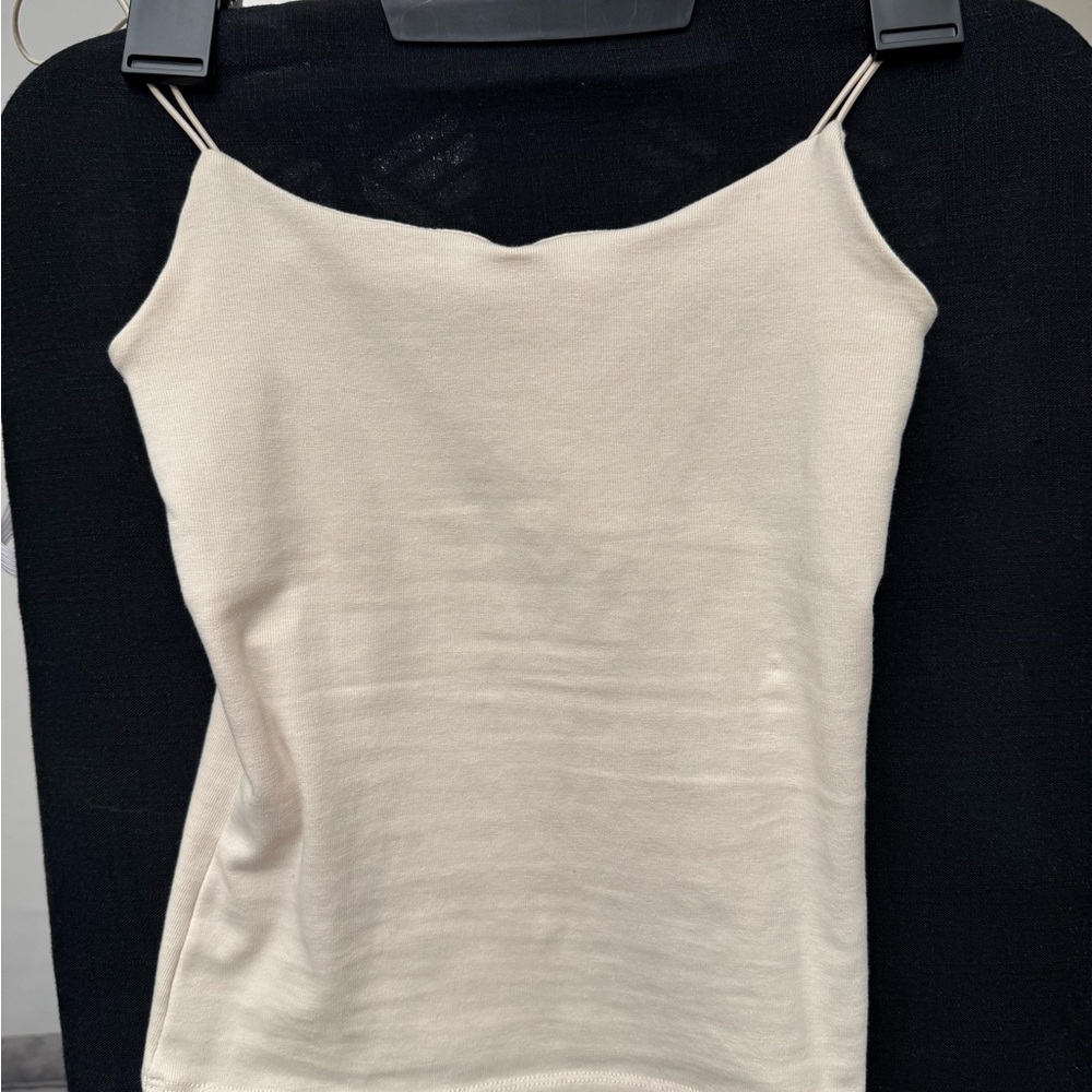 Women's Beige Spaghetti Strap Top